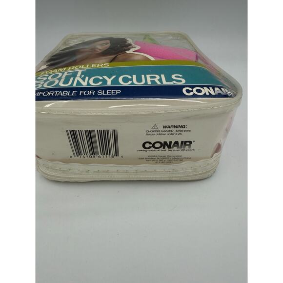 Conair Foam Hair Rollers Soft Bouncy Curl Great For Sleep 15 Count Set A5 - Picture 5 of 5